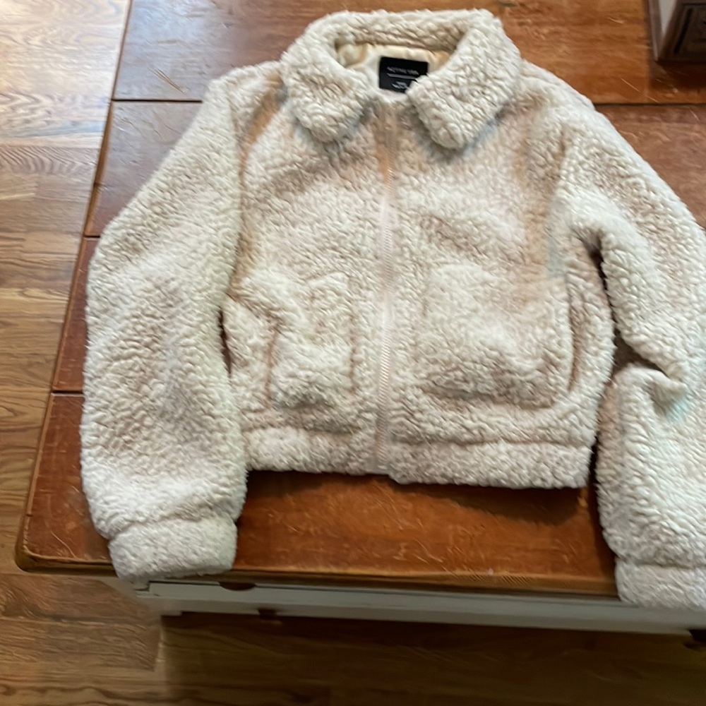 Fluffy jacket full zip
